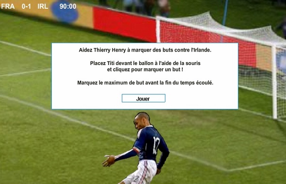 "But avec les mains..." comme Thiery Henry lors du match de foot France Irlande !